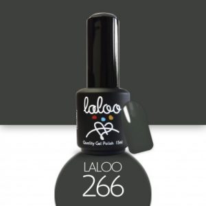 Laloo Ημιμόνιμο Βερνίκι Νο.266 Χακί-Γκρι Σκούρο 15ml