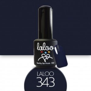 Laloo Ημιμόνιμο Βερνίκι Νο.343 Μπλε Σκούρο 15ml