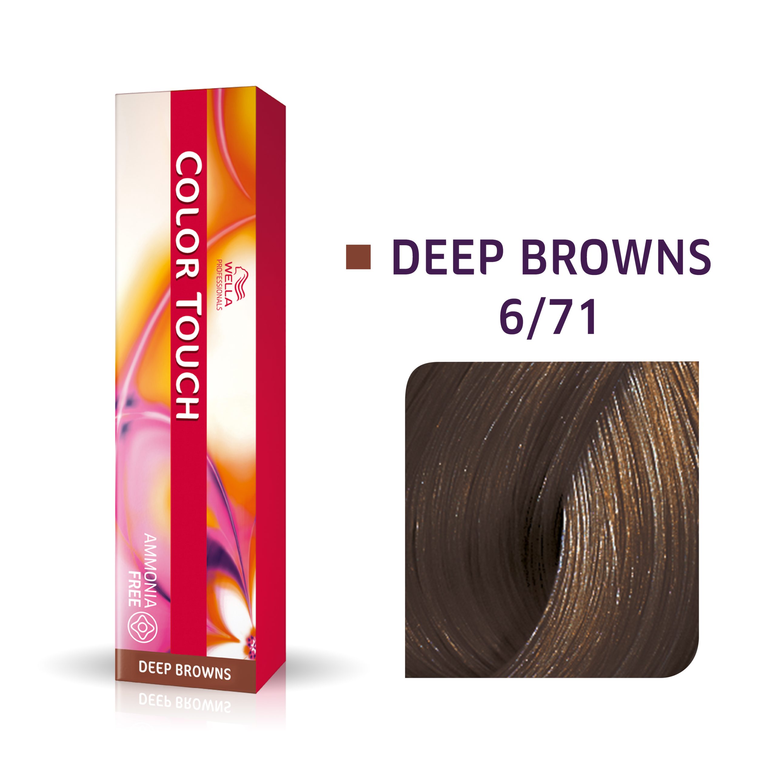 Wella Professionals Colour Touch 6/71 Ξανθό Σκούρο Καφέ Σαντρέ 60ml - Image 2