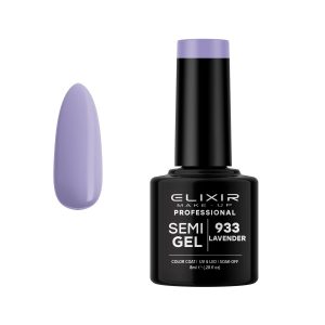 Ημιμόνιμο Βερνίκι Elixir Semi Gel 933 Lavender 8ml