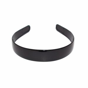 Στέκα Πλαστική Γυαλ. Μαύρη 2 cm