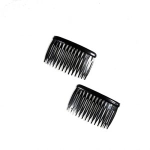 Χτενάκι Μαύρο 7 cm σετ 2 τμχ