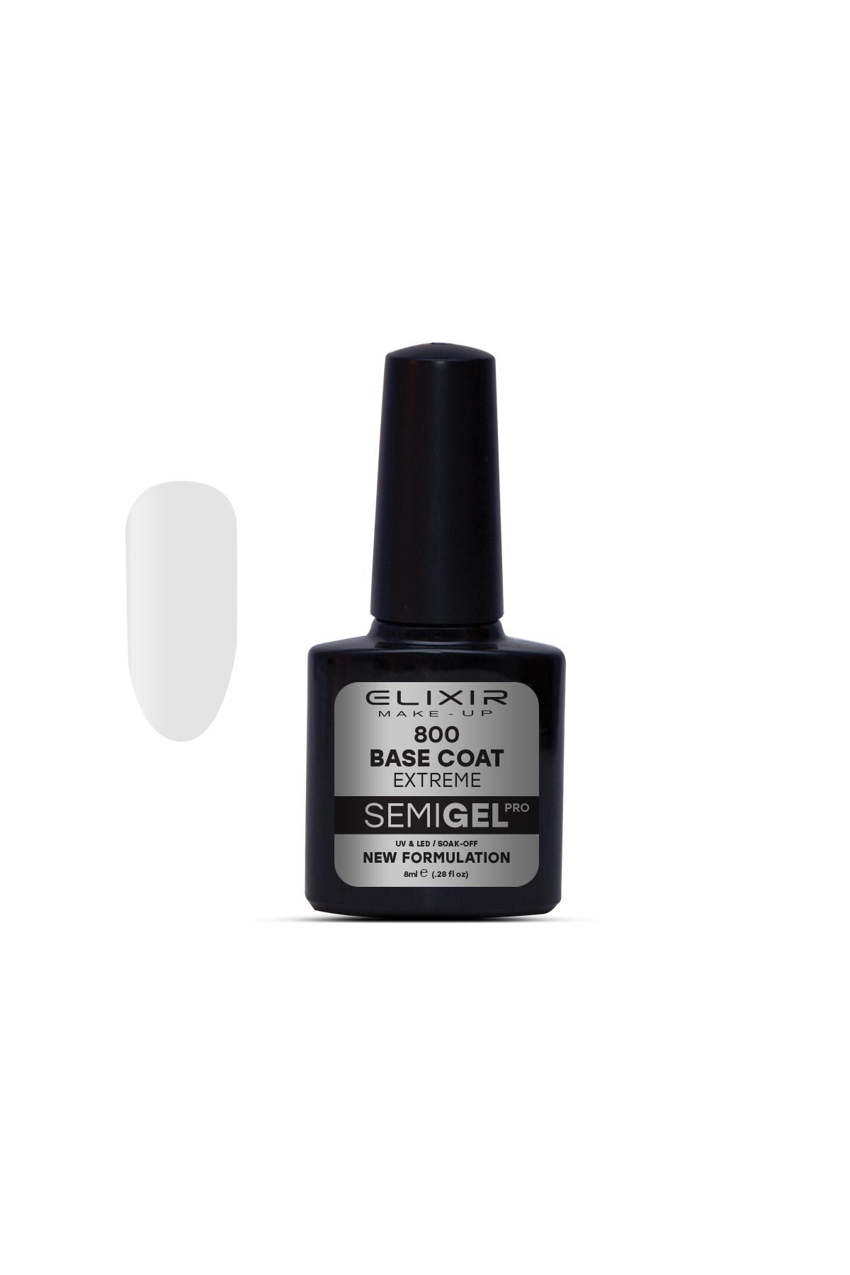 Elixir Ημιμόνιμο βερνίκι 8ml 800 (Base Coat) New Formula!