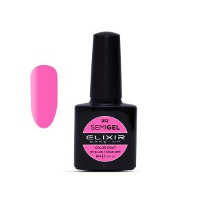 Elixir Ημιμόνιμο βερνίκι 8ml  912 (Fuchsia Pink)