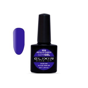 Elixir Ημιμόνιμο βερνίκι 8ml 959 (Metallic Purple)