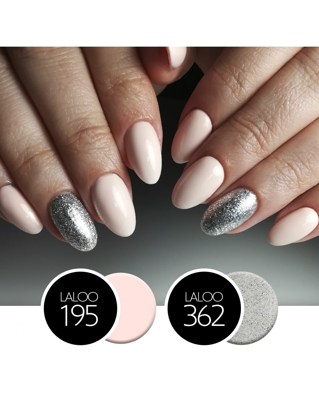 Laloo Ημιμόνιμο Βερνίκι Laloo No.195 Nude Πούδρας 15ml - Image 2