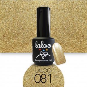 Laloo No.81 Gold με ψιλό Glitter 15ml