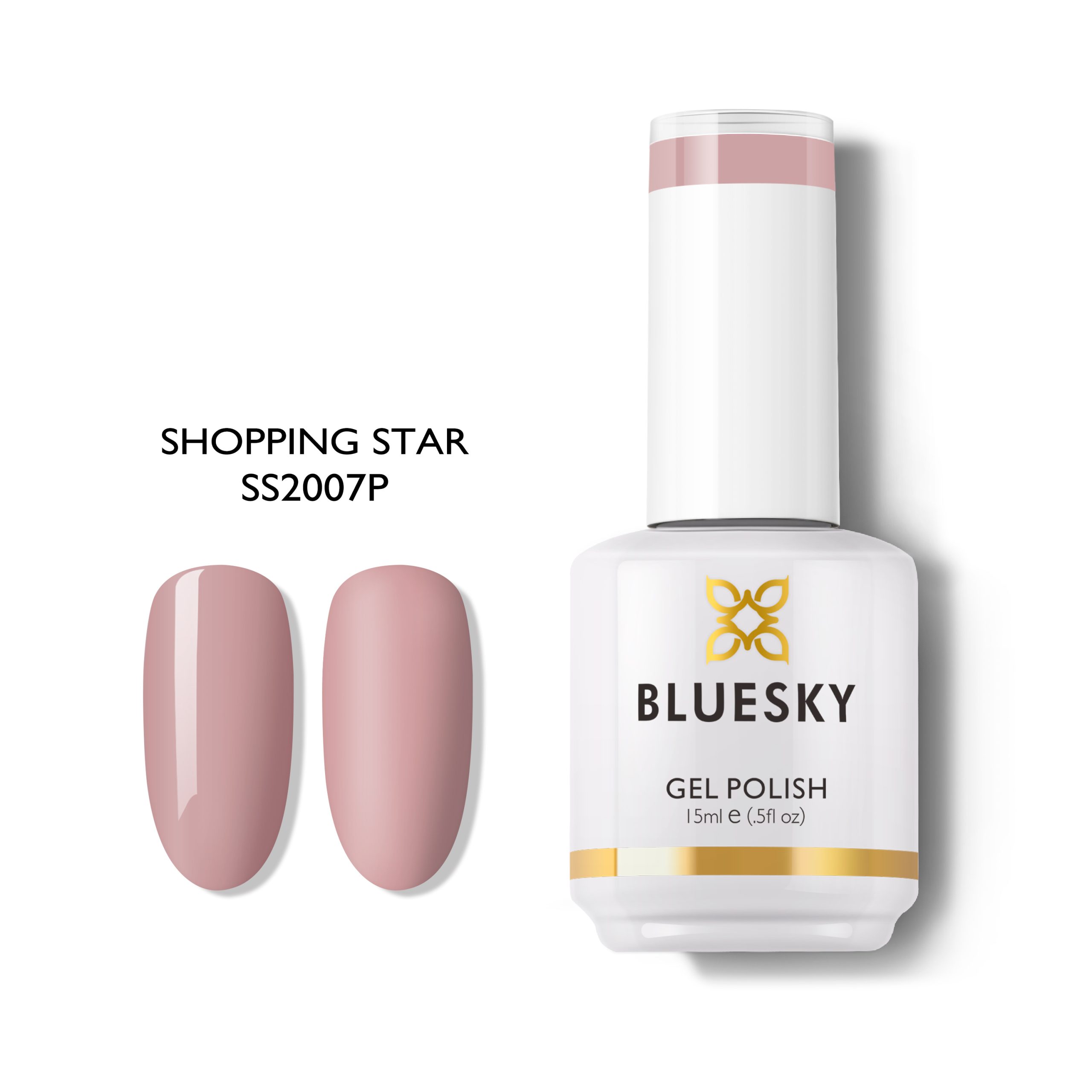 Bluesky Hμιμόνιμο Bερνίκι SHOPPING STAR SS2007 (CAMOUFLAGE ΚΑΛΥΠΤΙΚΟ) 15ml
