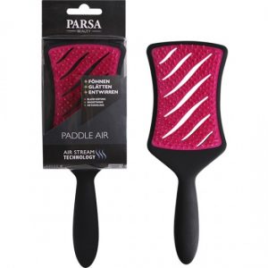 Parsa Βούρτσα Μαλλιων Ξεμπλέγματος Αέρος Μαύρη/φούξια