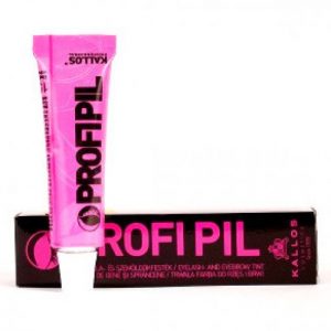 Kallos Profil Pil βαφή φρυδιών-βλεφαρίδων μαύρο 15 ml