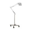 Μεγεθυντικός φακός με φωτισμό LED και τροχήλατη βάση