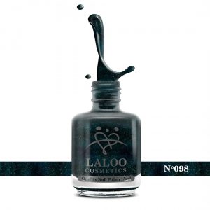 Laloo Weekly Nail Polish No98 Πετρόλ Σκούρο με Ελαφρύ Shimmer 15ml