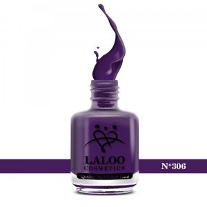 Laloo Weekly Nail Polish No306 Μωβ σκούρο 15ml