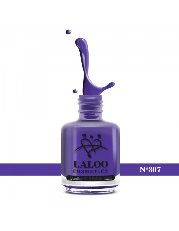 Laloo Weekly Nail Polish No307 Μωβ 15ml