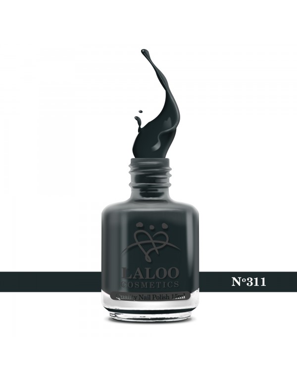 Laloo Weekly Nail Polish No311 Πετρόλ σκούρο 15ml