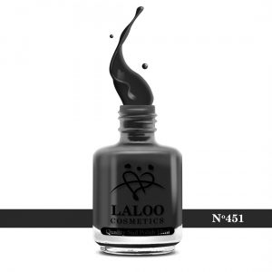 Laloo Weekly Nail Polish No 451 Γκρι Ανθρακί Πολύ Σκούρο 15ml