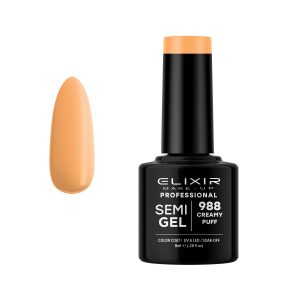 Ημιμόνιμο Βερνίκι Elixir Semi Gel 988 Creamy Puff 8ml