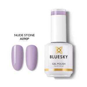 Bluesky Hμιμόνιμο Bερνίκι A90 NUDE STONE (ΛΙΛΑ ΓΚΡΙ) 15ml