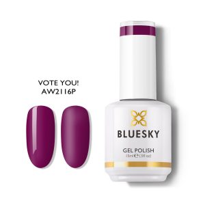 Bluesky Hμιμόνιμο Bερνίκι AW2116 VOTE YOU! (ΦΟΥΞΙΑ ΜΩΒ) 15ml