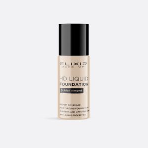 Elixir HD Liquid Foundation 01 (Golden Almond)