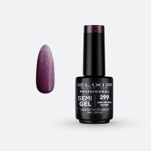 Elixir Ημιμόνιμο βερνίκι 15ml 299 (Darkorchid Glitter)