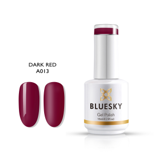Bluesky Hμιμόνιμο Bερνίκι DARK RED A013 (ΣΚΟΥΡΟ ΚΟΚΚΙΝΟ) 15ml