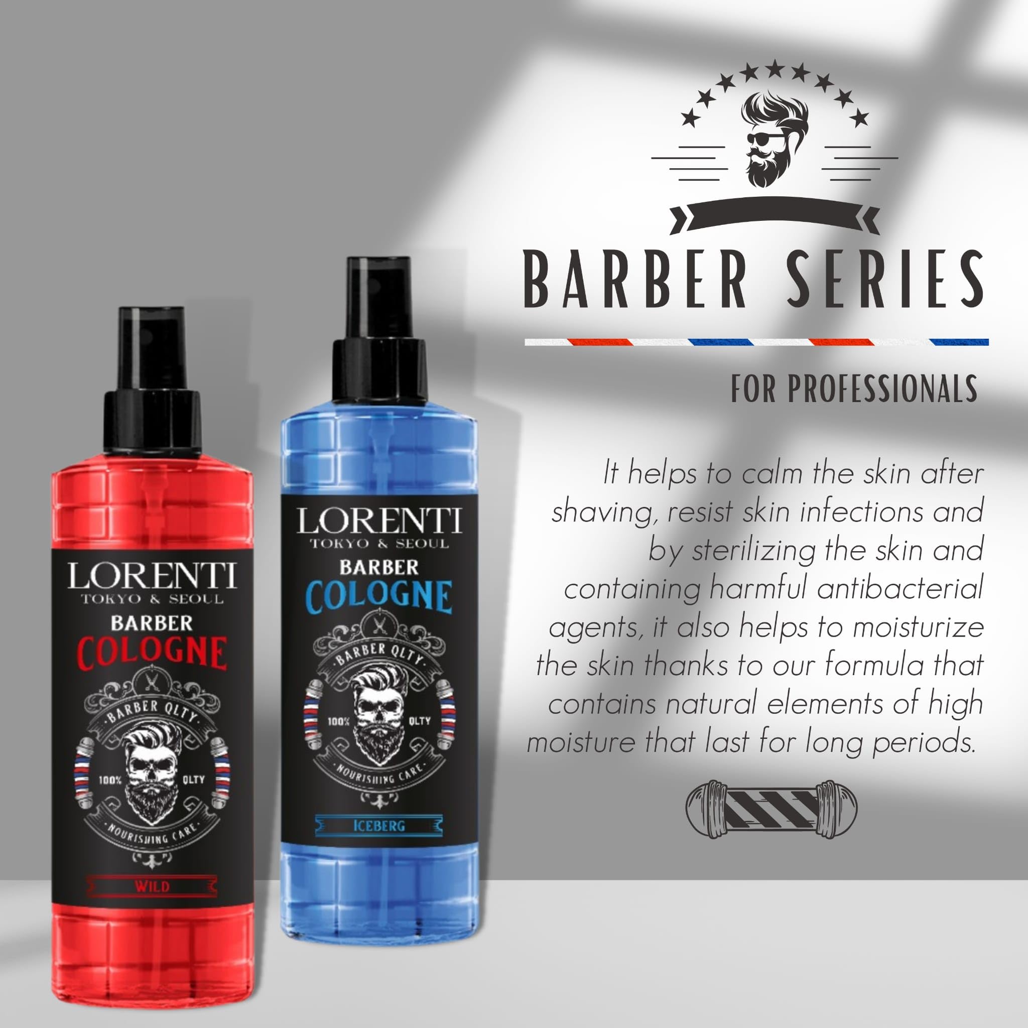 Lorenti Barber Cologne Eternal 400ml - Image 7