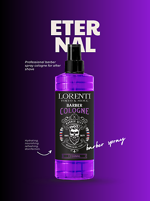 Lorenti Barber Cologne Eternal 400ml - Image 2