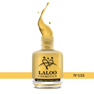 Laloo Weekly Nail Polish Νο.155 Κίτρινο ελαφρώς κροκί 15ml